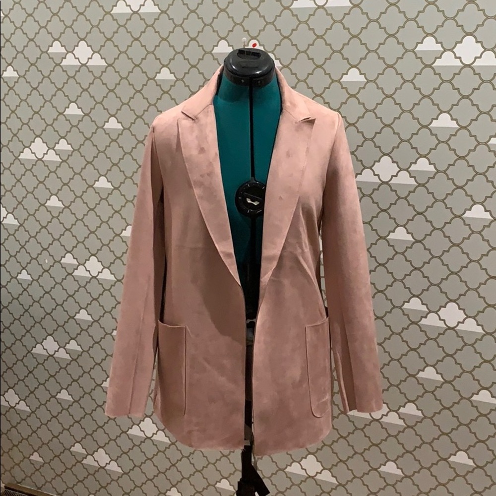 Pink Ultra suede jacket